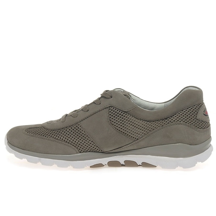 Visone Nubuck Helen Sportstrener For Kvinner Gabor