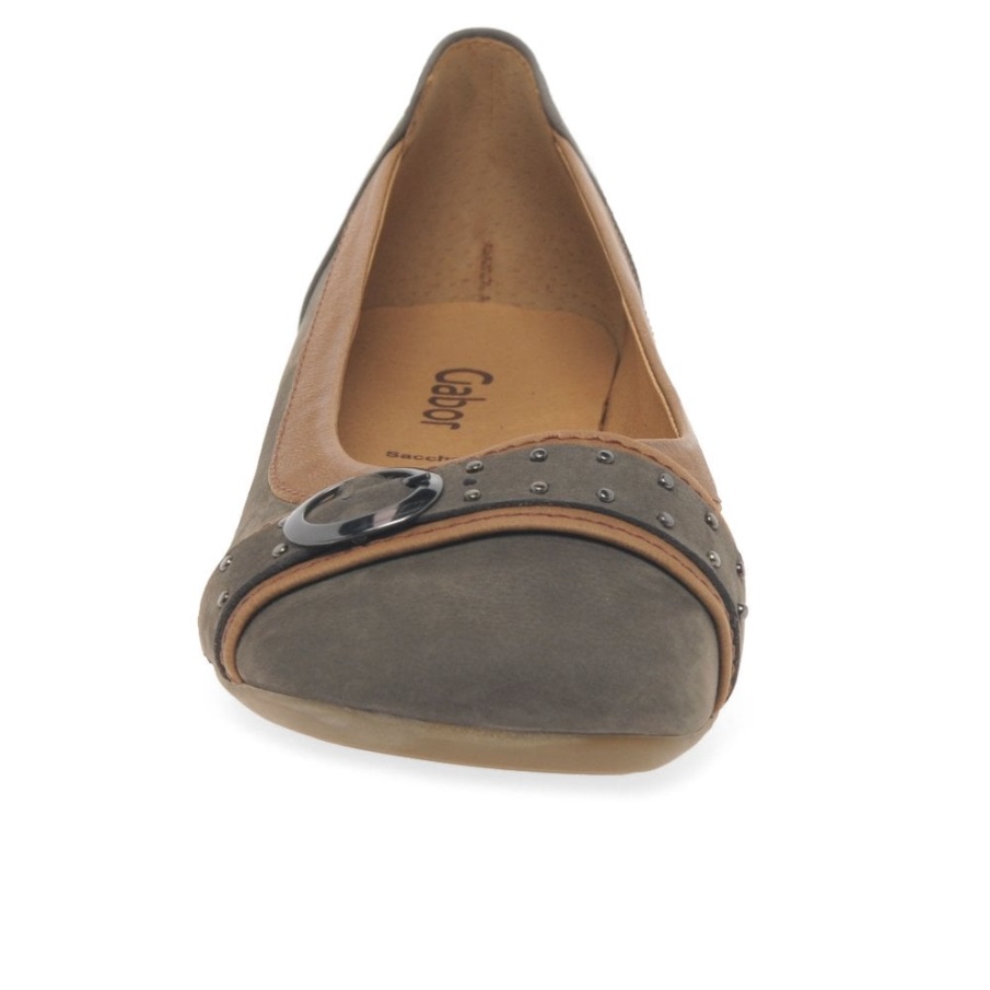 Wallaby/cognac Gabor Michelle Damepumper Med Studs