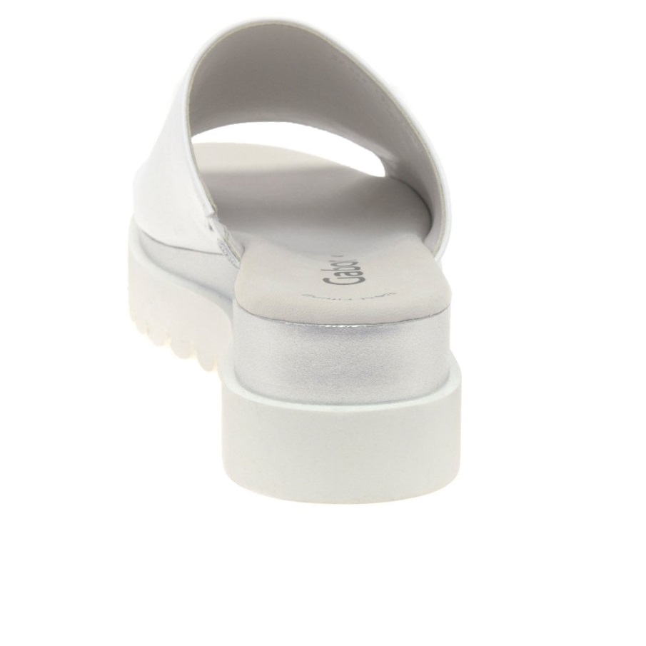 Hvit Gabor Emily-rose Plattformmuldyr For Kvinner