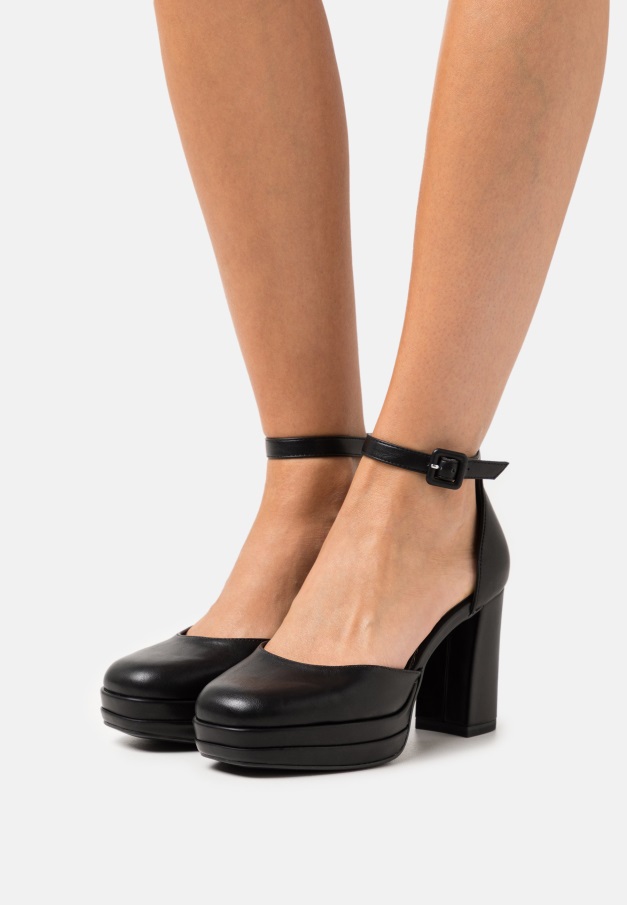 Svarte Gabor Høye Hæler