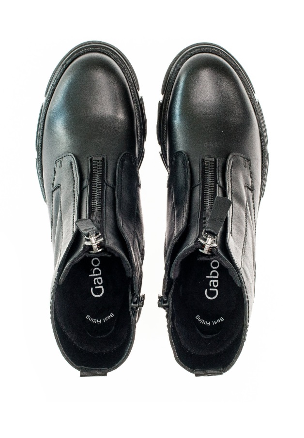 Kvinner Gabor Svarte Klassiske Ankelstøvletter