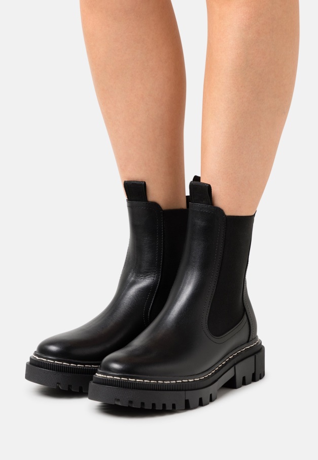 Kvinner Gabor Svarte Klassiske Ankelstøvletter