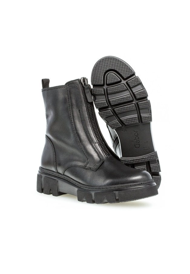 Kvinner Gabor Svarte Klassiske Ankelstøvletter