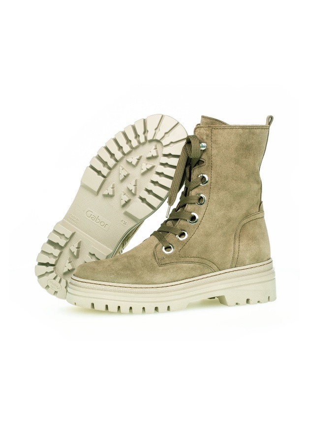 Ankelstøvletter Gabor Salbei/støv