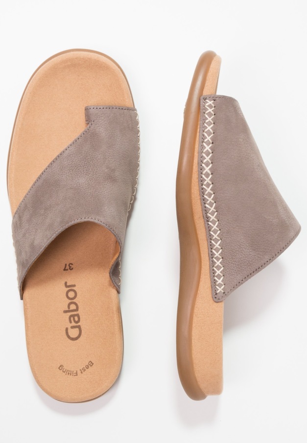 T-bar Sandaler Gabor Grå