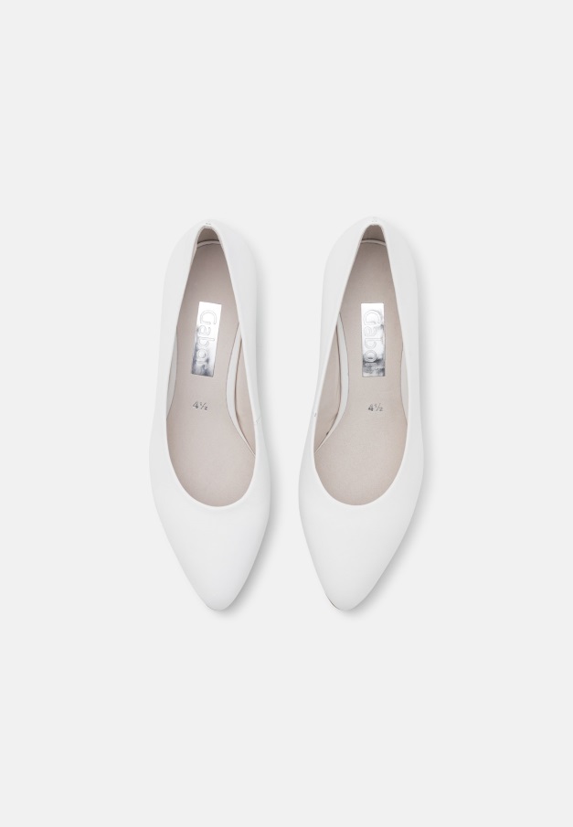 Hvite Gabor Klassiske Hæler