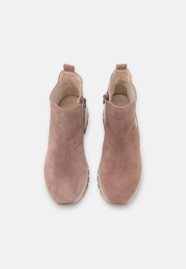 Gabor Ankelstøvletter I Mørk Rosa