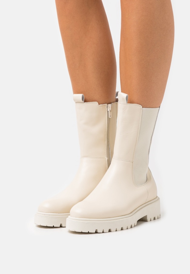 Karamell/grå Plattformstøvler Gabor