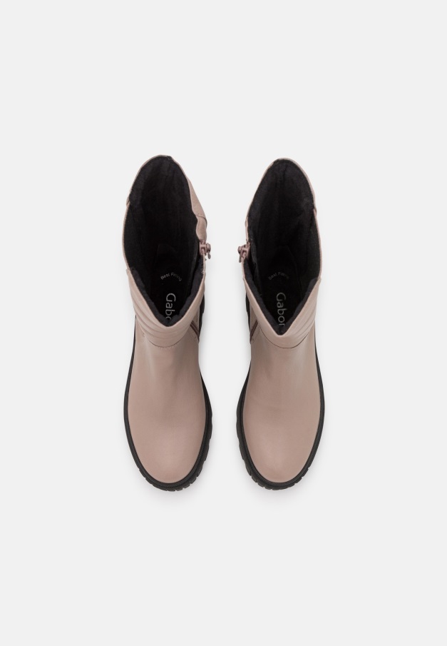 Karamell/grå Plattformstøvler Gabor