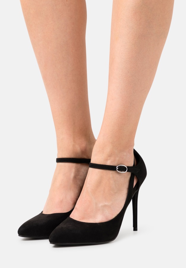 Svart Gabor Wide Fit Reggie - Klassiske Hæler