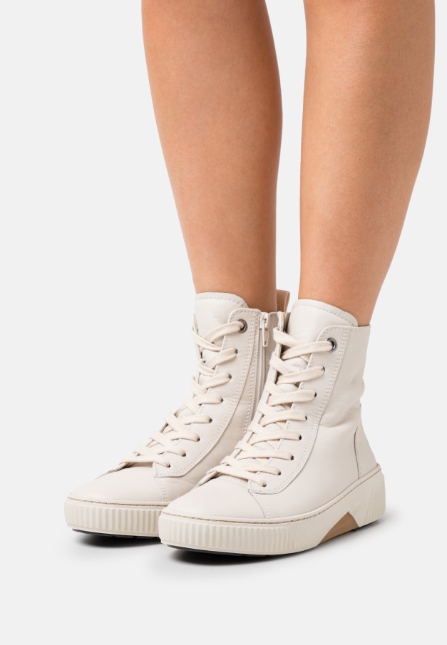Hvite Gabor High-top Joggesko