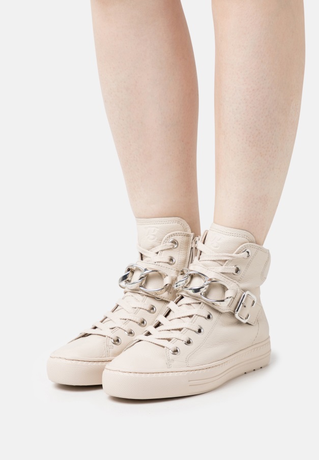 Hvite Gabor High-top Joggesko