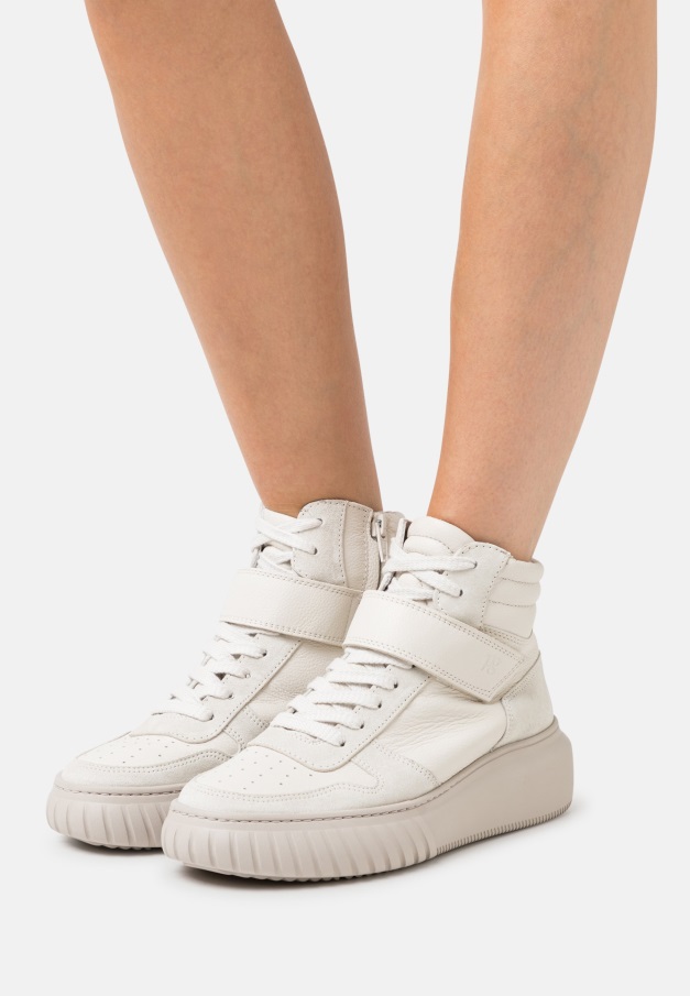 Hvite Gabor High-top Joggesko