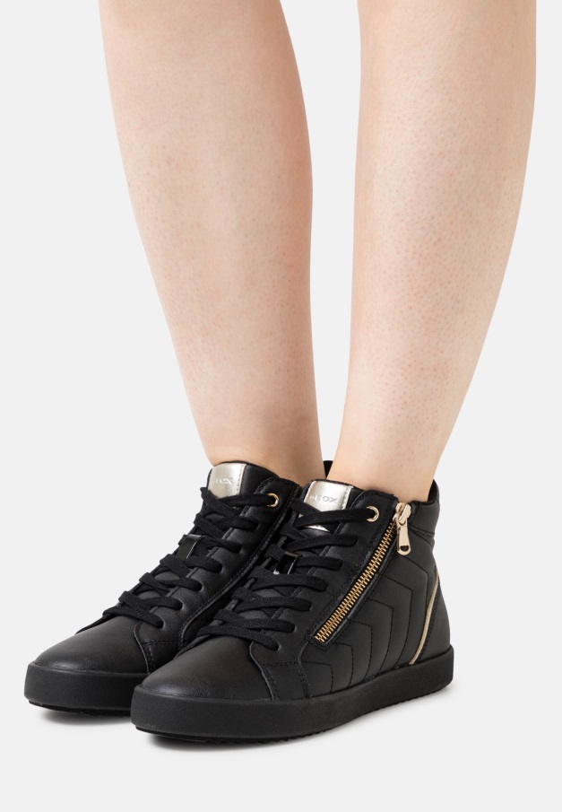 Svarte Gabor High-top Sko For Kvinner