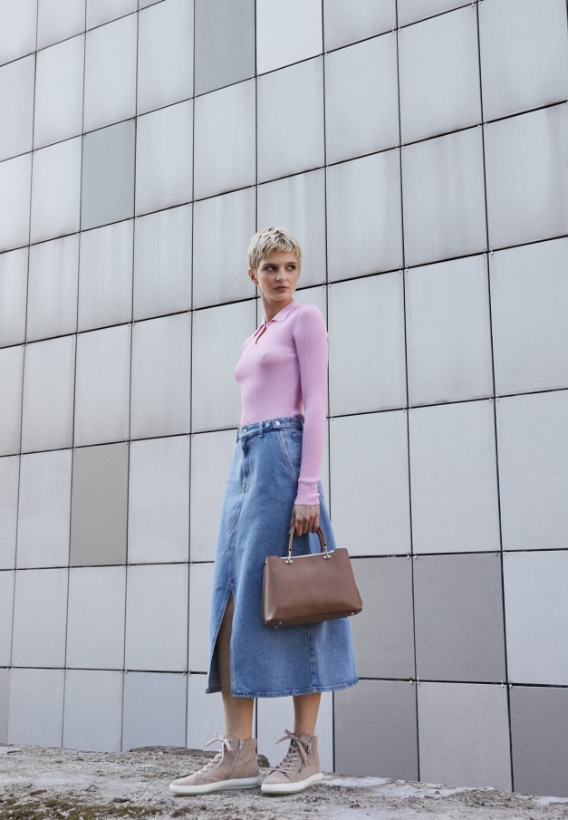 Svarte Gabor High-top Sko For Kvinner