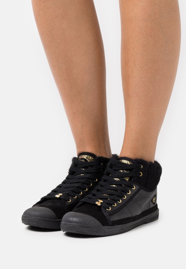 Svarte Gabor High-top Sko For Kvinner